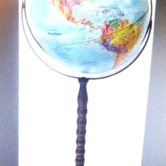 30" Vintage WORLD NATION SERIES GLOBE World Globe U.S.A Replogle Globes Inc. - Picture 9 of 9